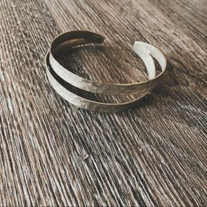 Double silver bracelet